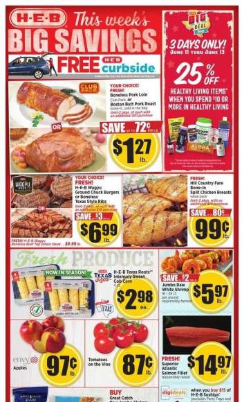 H-E-B Flyer - 06/08/2022 - 06/14/2022.