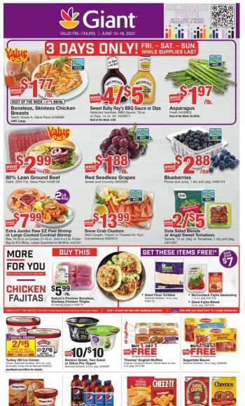 Giant Food Flyer - 06/10/2022 - 06/16/2022.