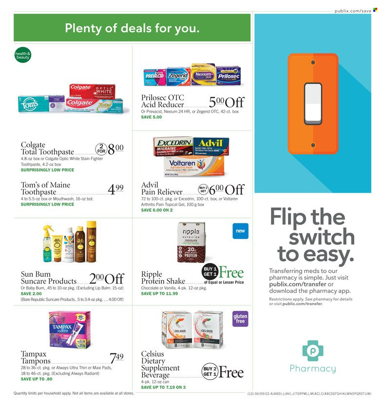 Publix ad - 06/09/2022 - 06/15/2022. Page 13