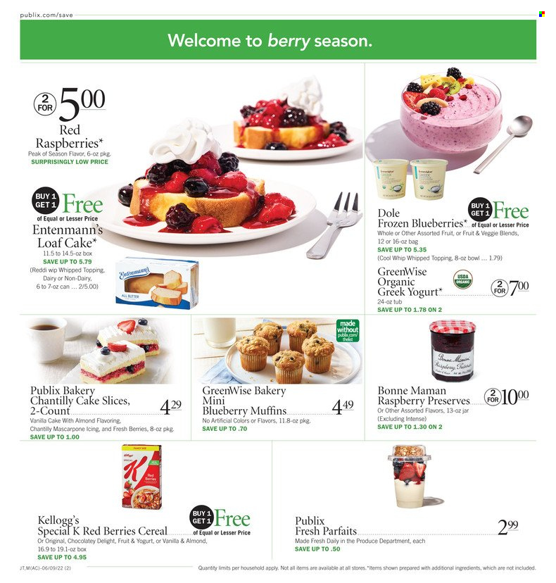 Publix ad - 06/09/2022 - 06/15/2022. Page 1