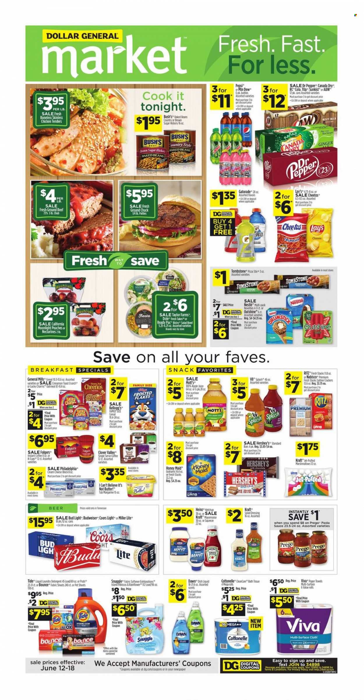 Dollar General ad - 06/12/2022 - 06/18/2022. Page 1