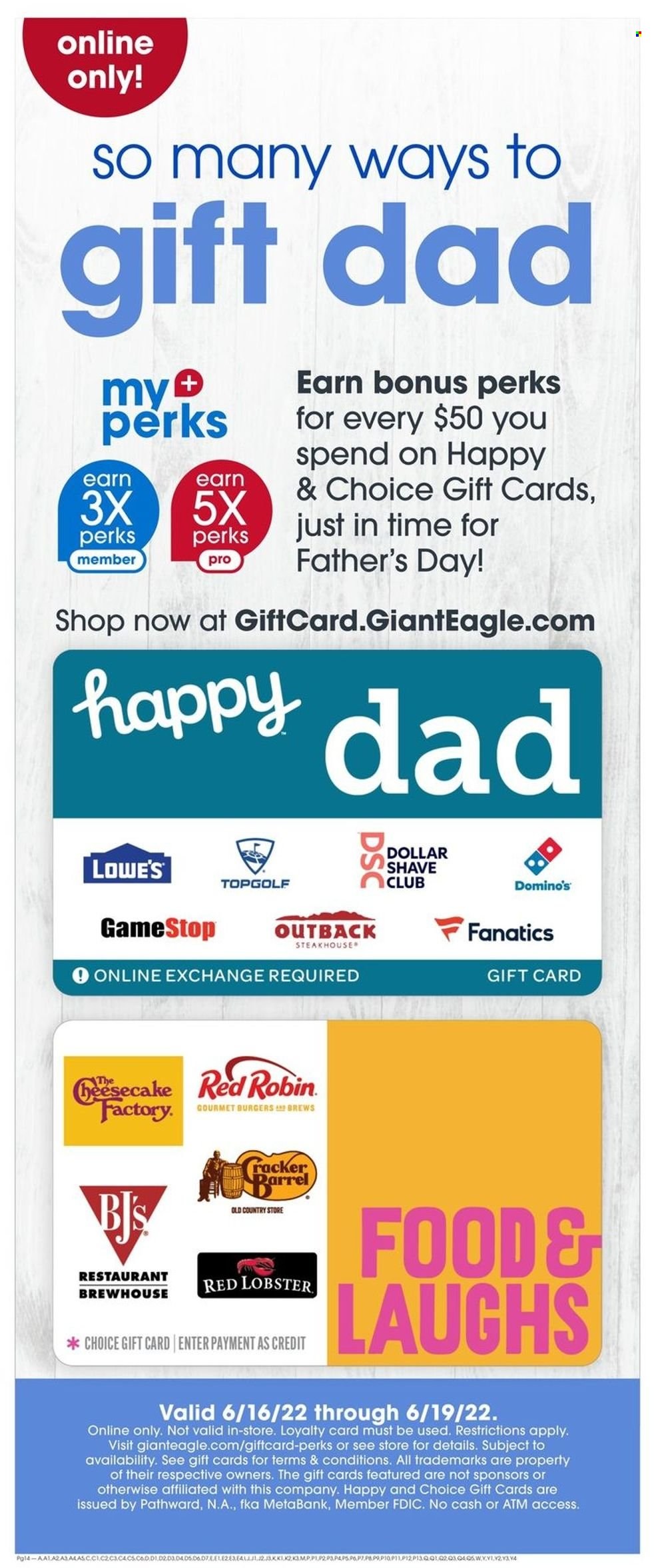 Giant Eagle ad - 06/16/2022 - 06/22/2022. Page 15