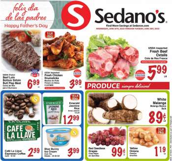 Sedano's Ad