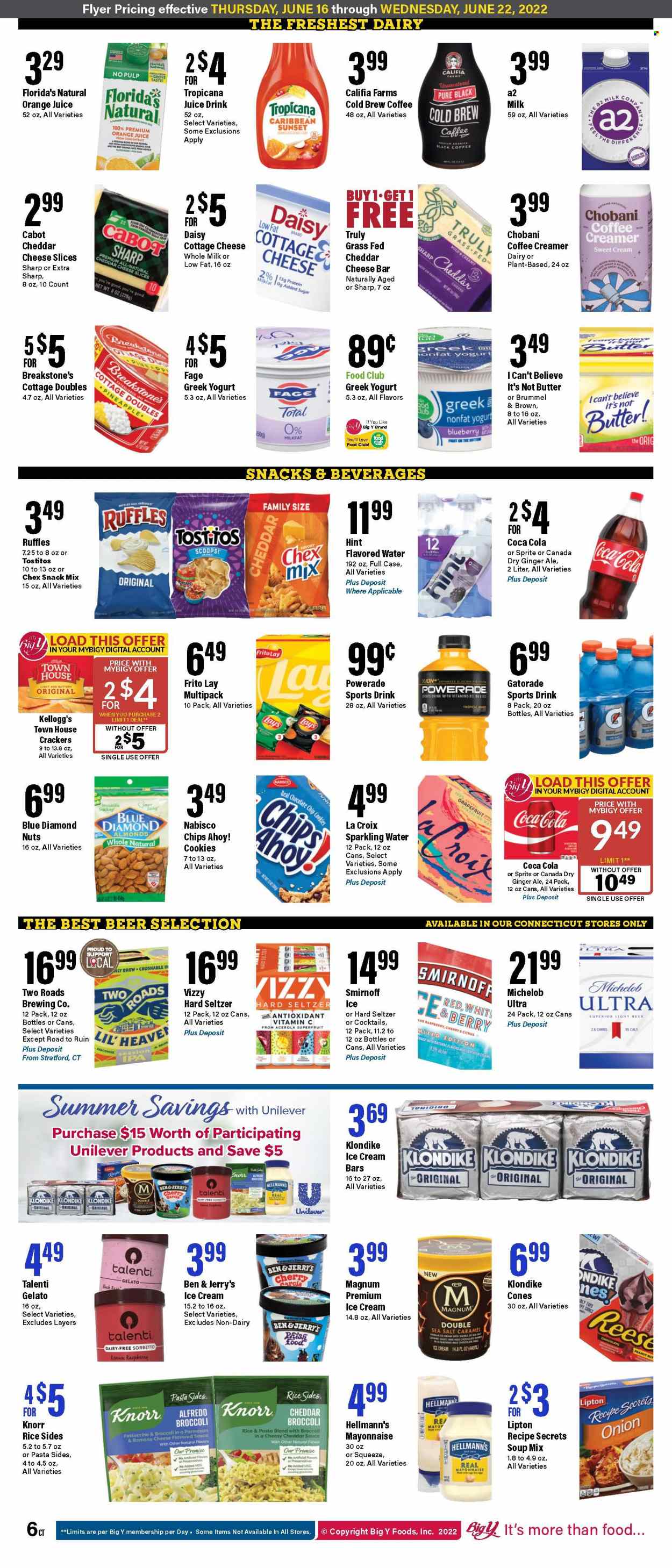 Big Y ad - 06/16/2022 - 06/22/2022. Page 6