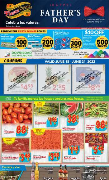 Fiesta Foods SuperMarkets Flyer - 06/15/2022 - 06/21/2022.