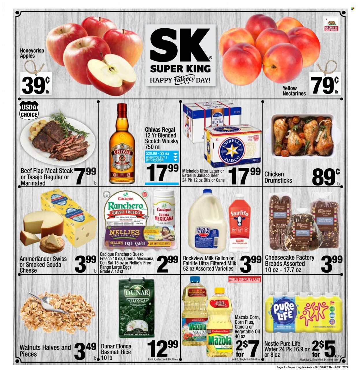 Super King Markets ad - 06/15/2022 - 06/21/2022. Page 1