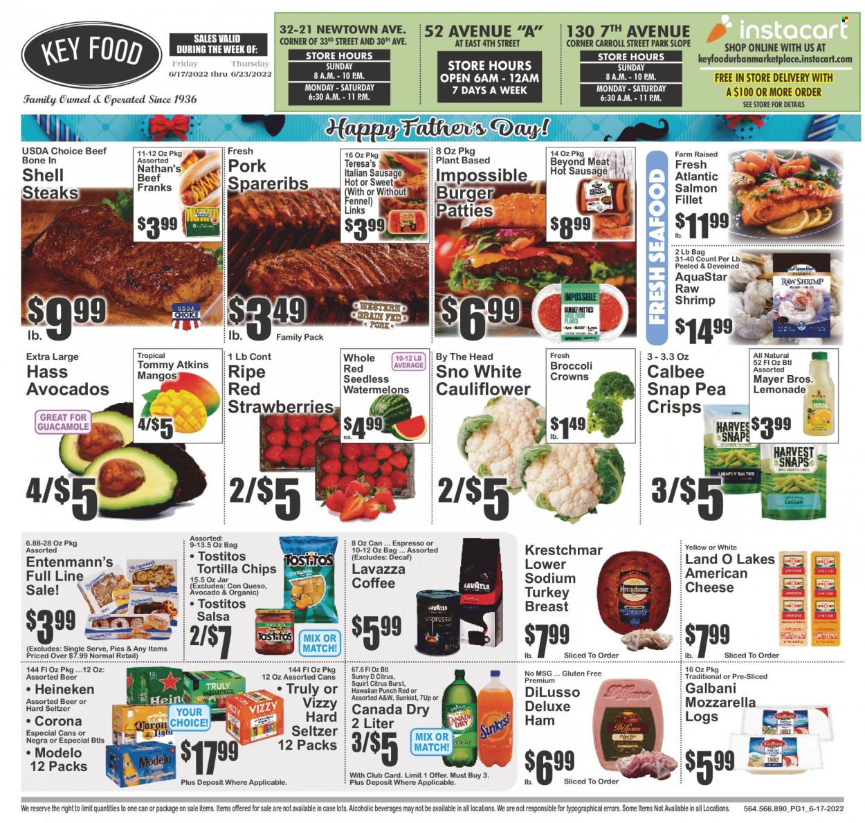 Key Food ad - 06/17/2022 - 06/23/2022. Page 1