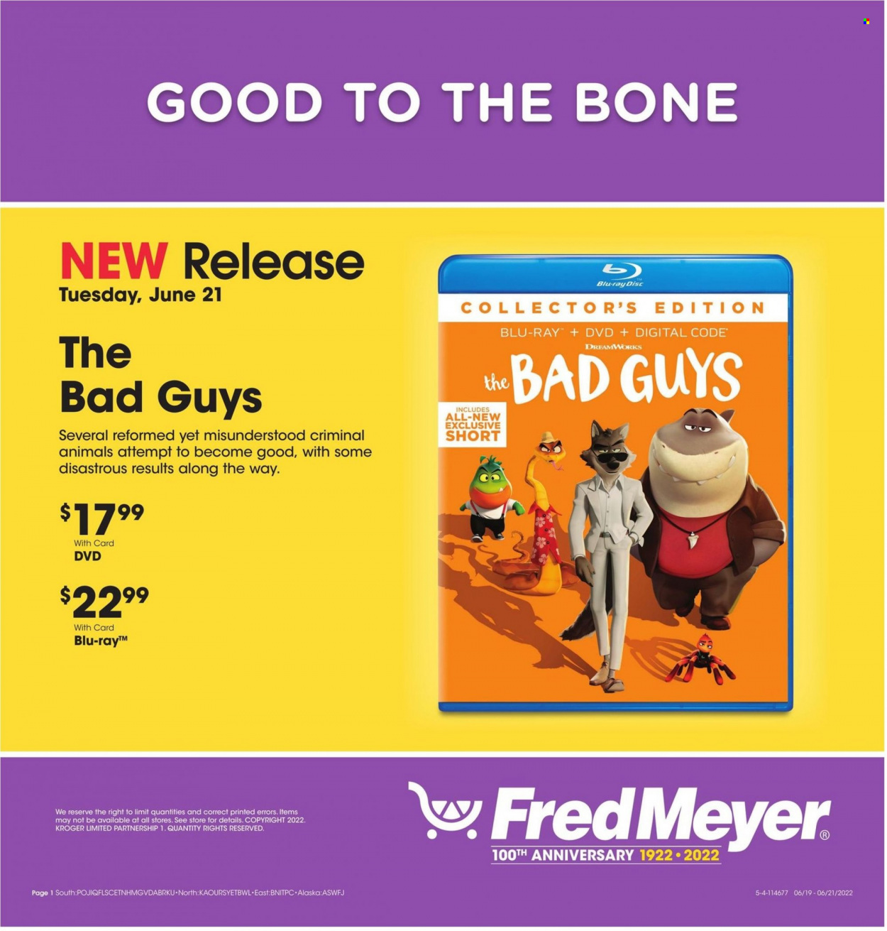 Fred Meyer ad - 06/19/2022 - 06/21/2022. Page 1