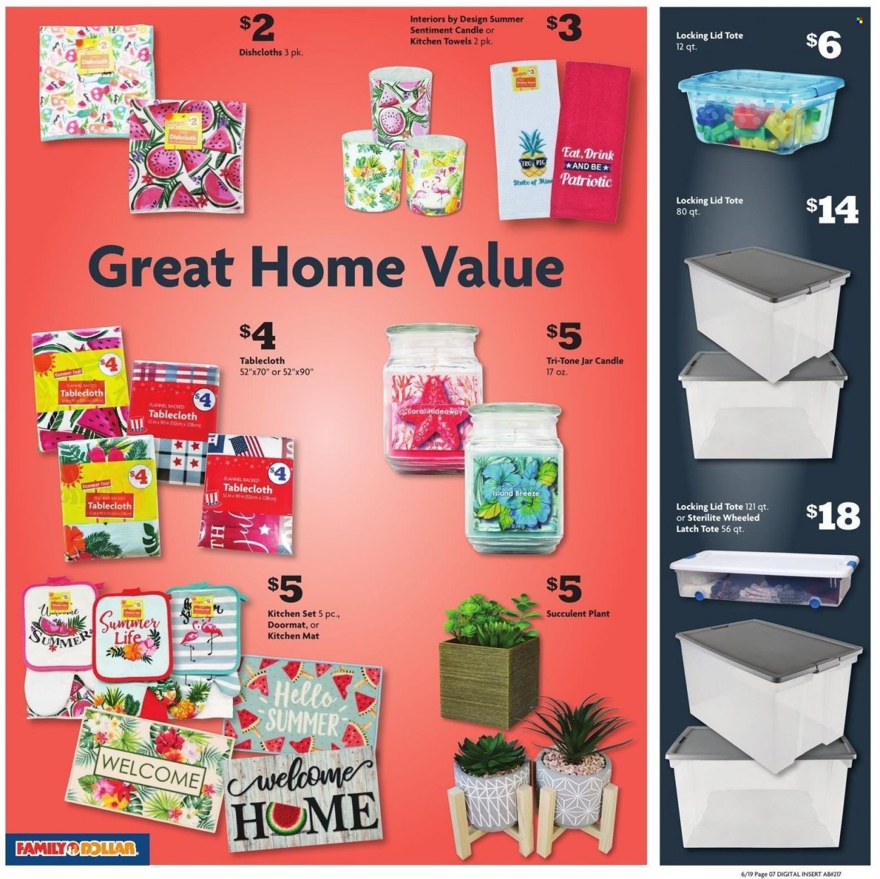Family Dollar ad - 06/19/2022 - 06/25/2022. Page 9