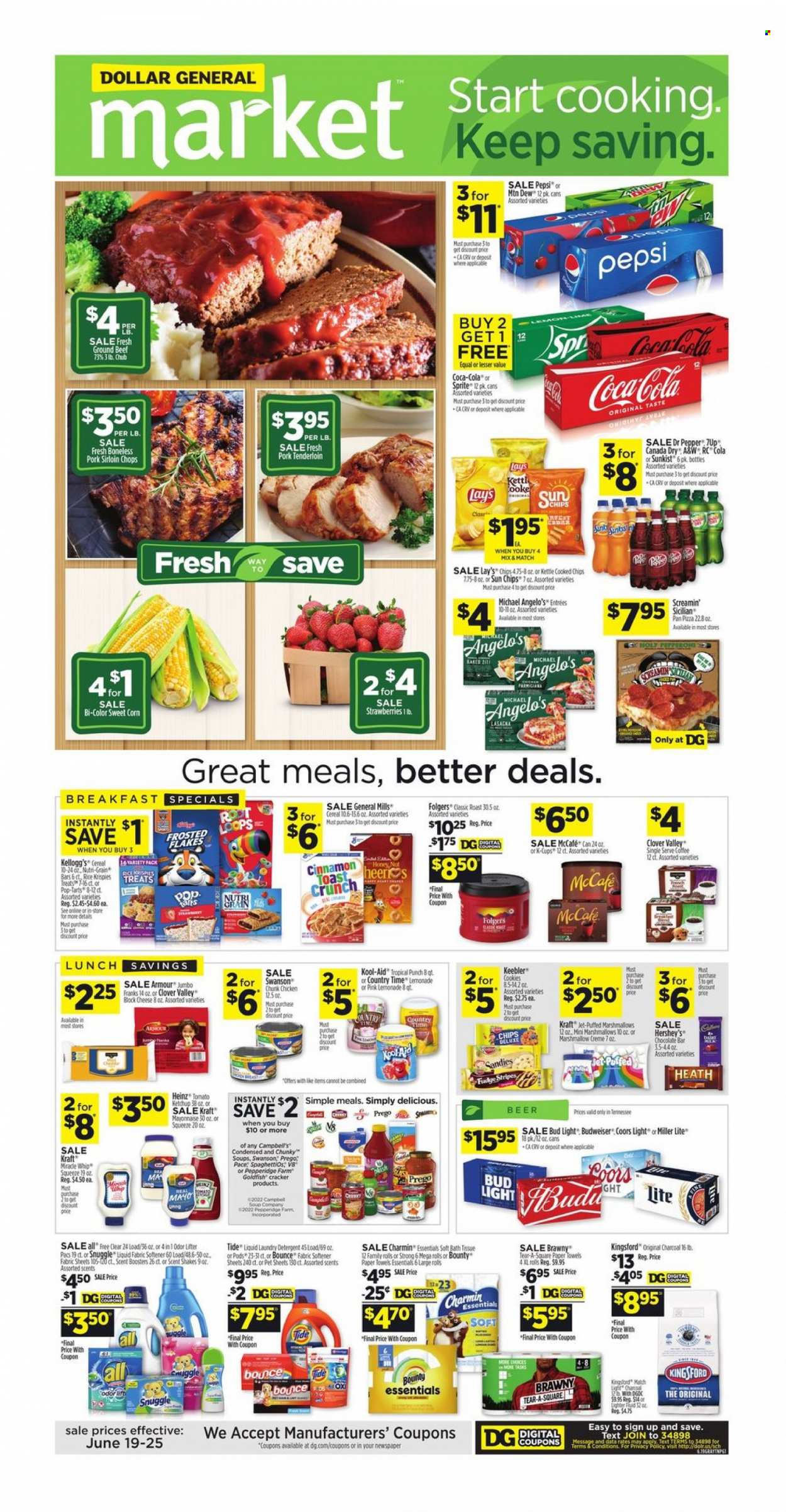 Dollar General ad - 06/19/2022 - 06/25/2022. Page 1