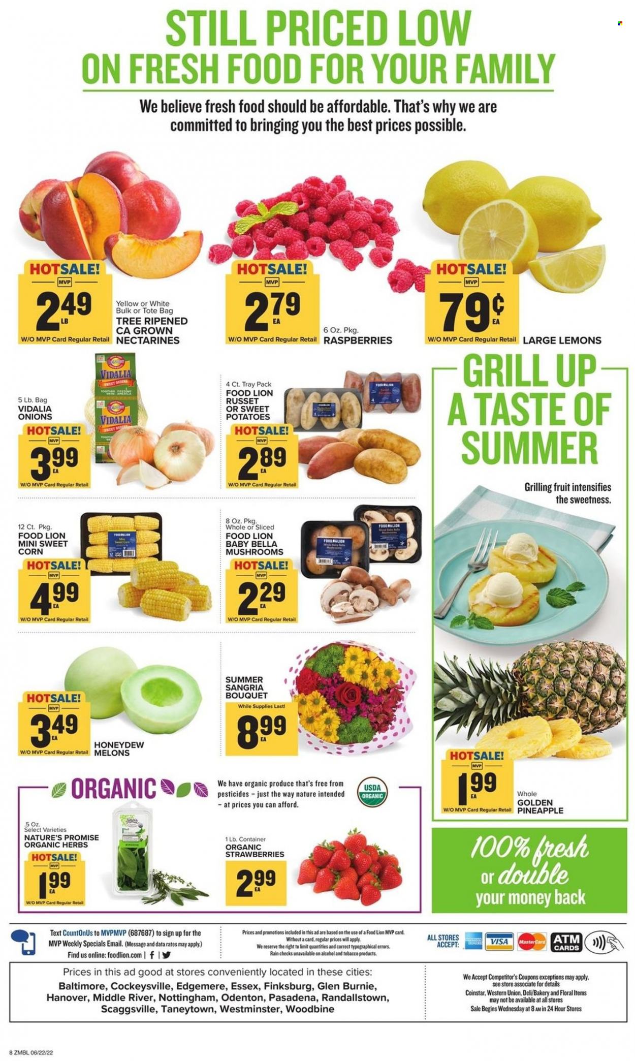 Food Lion ad - 06/22/2022 - 06/28/2022. Page 8
