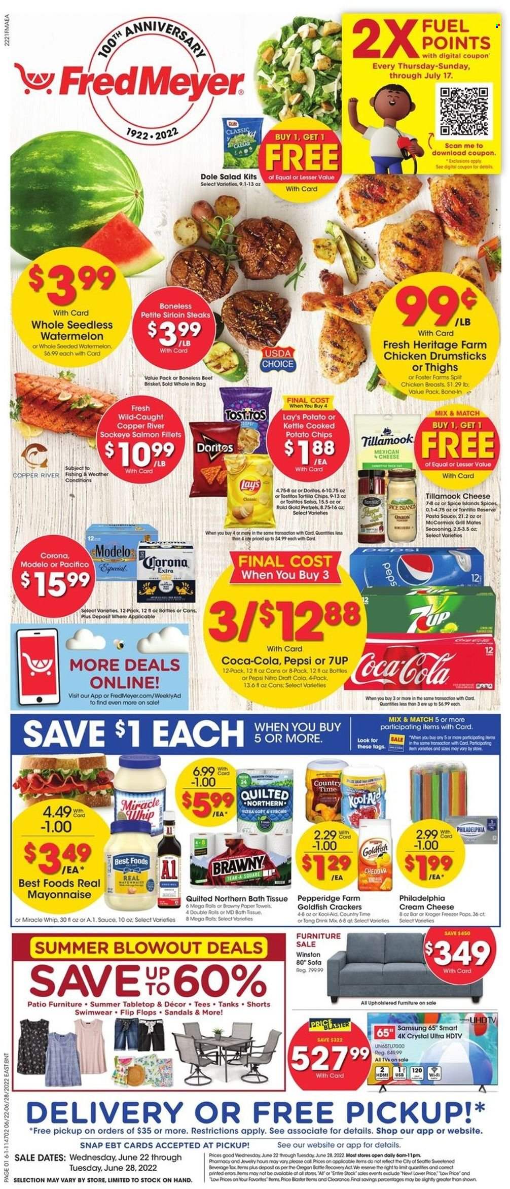 Fred Meyer ad - 06/22/2022 - 06/28/2022. Page 1