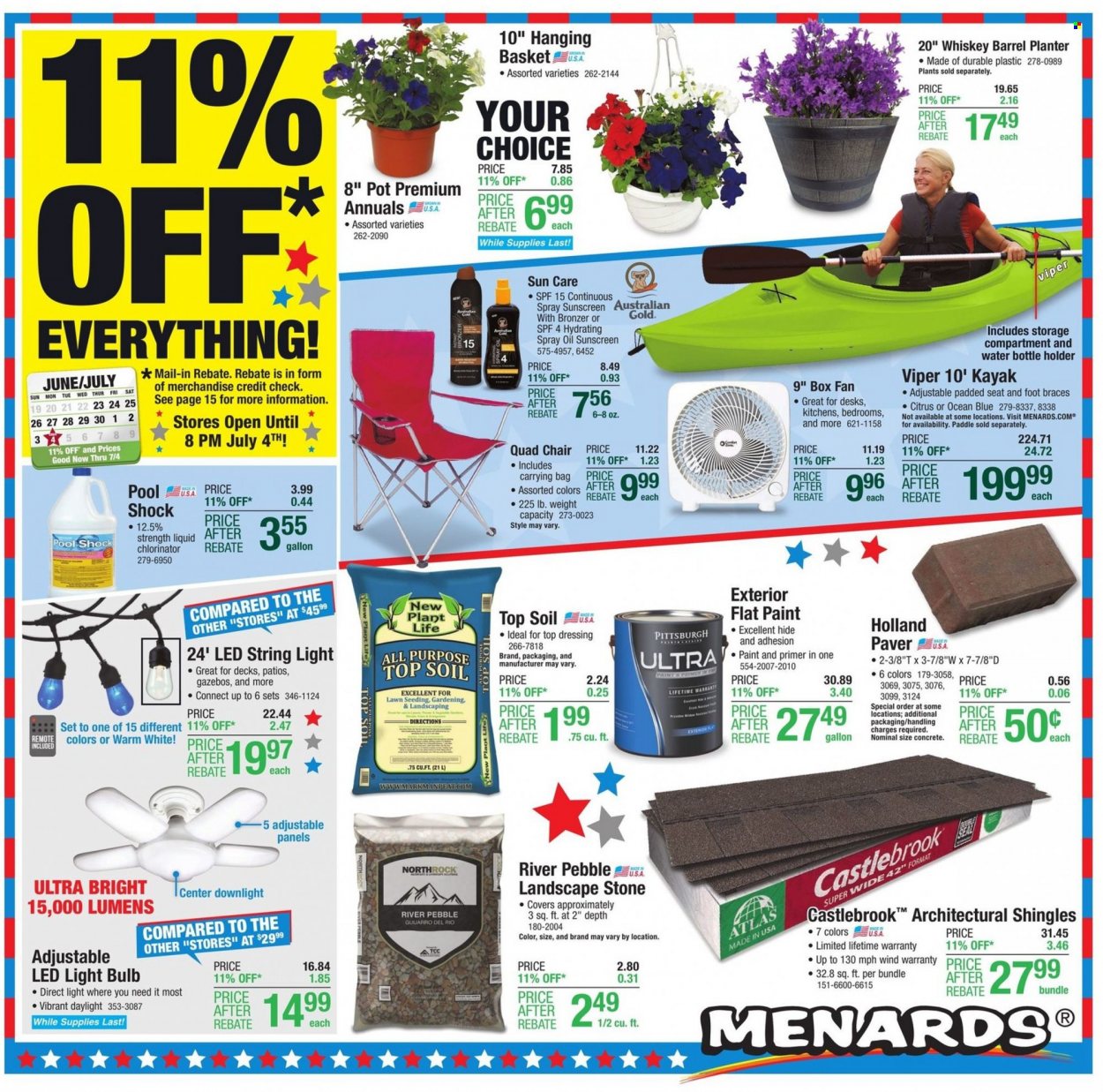 Menards ad - 06/23/2022 - 07/04/2022. Page 1
