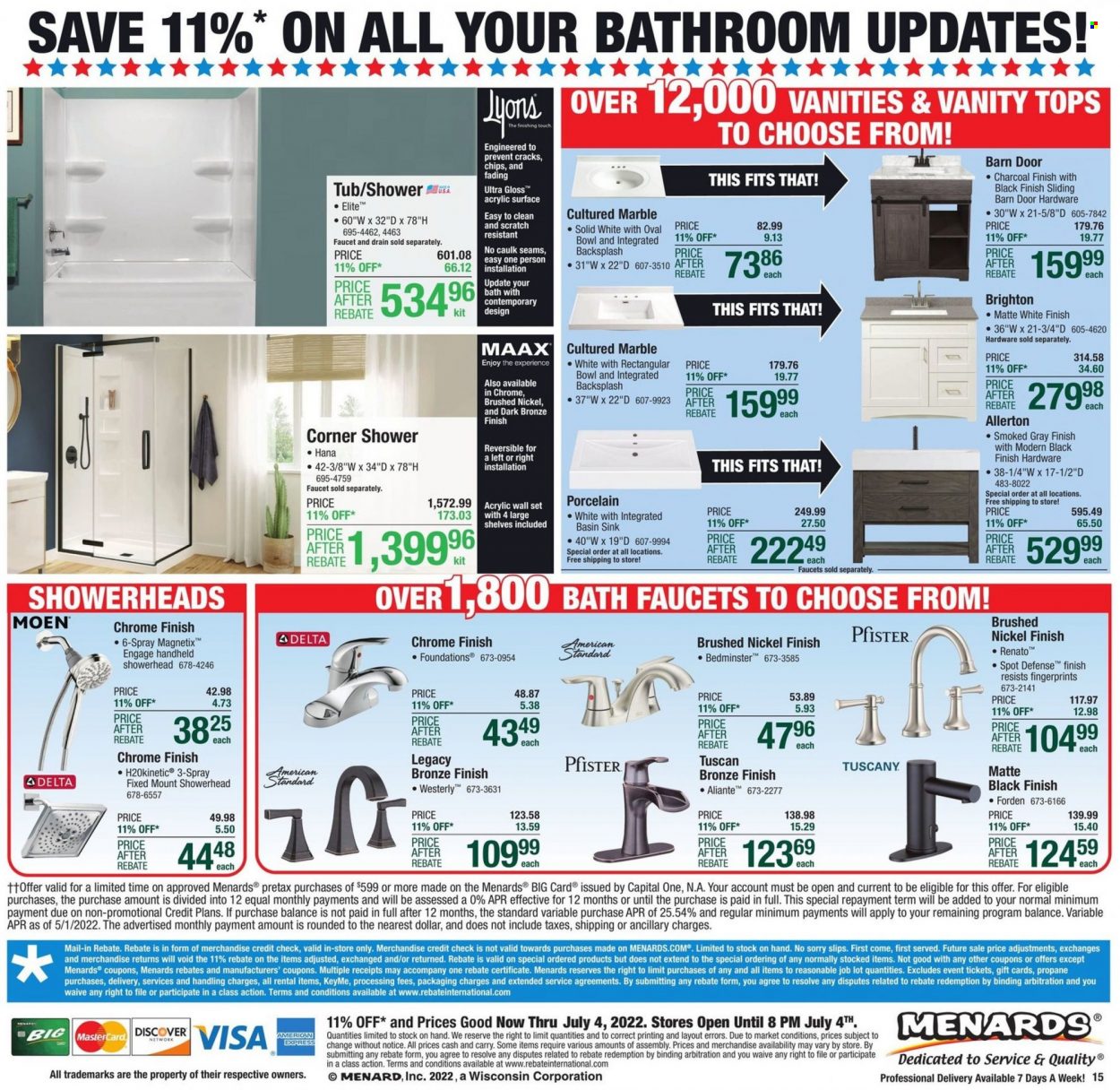 Menards ad - 06/23/2022 - 07/04/2022. Page 19