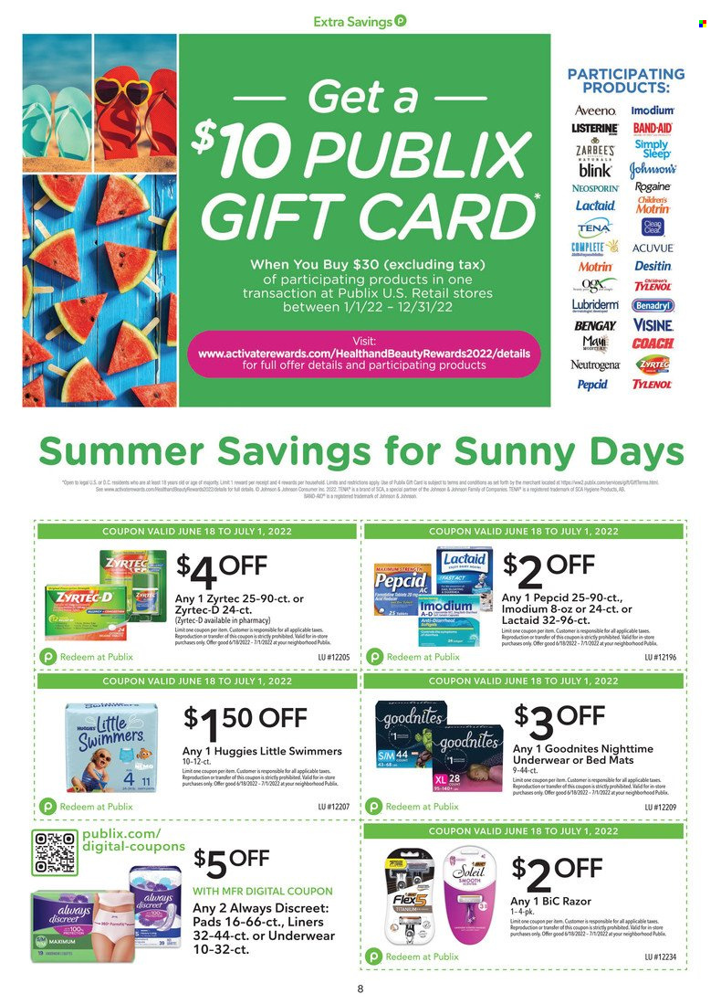 Publix ad - 06/18/2022 - 07/01/2022. Page 8