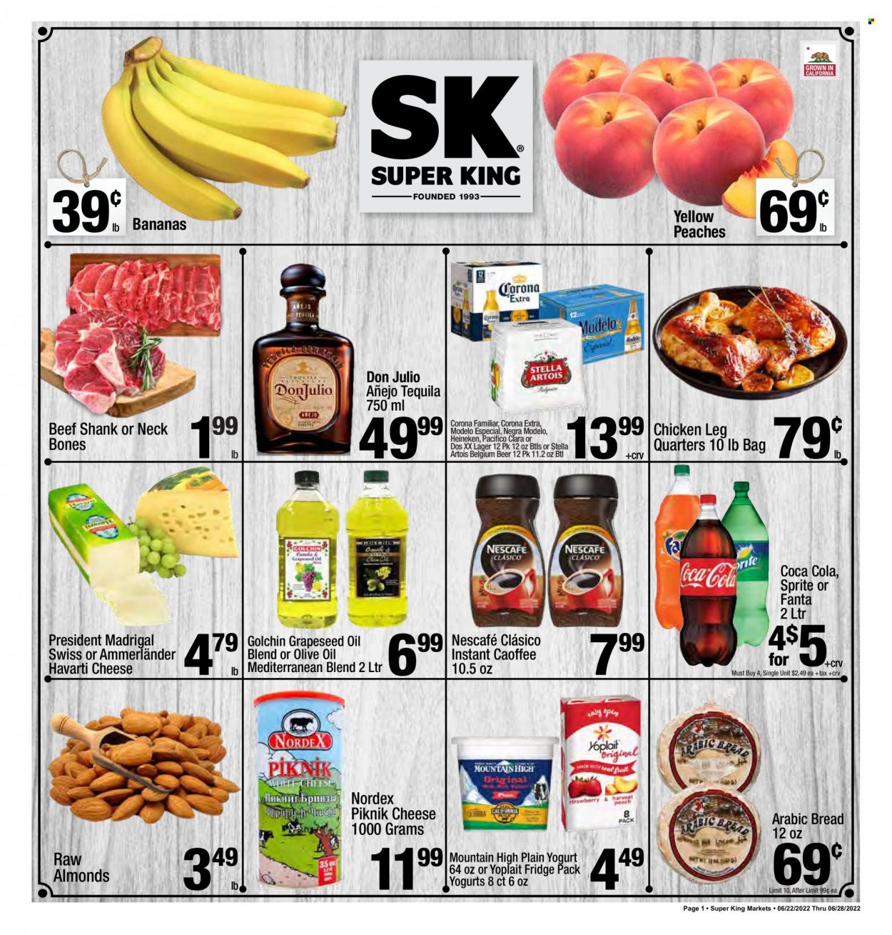 Super King Markets ad - 06/22/2022 - 06/28/2022. Page 1