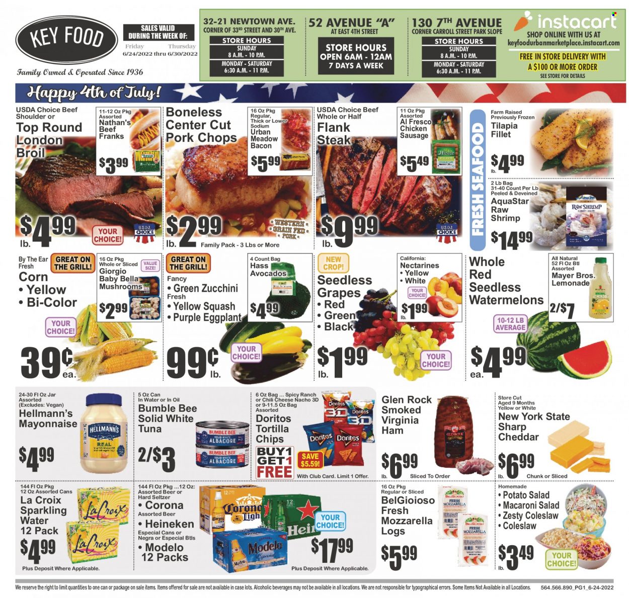 Key Food ad - 06/24/2022 - 06/30/2022. Page 1