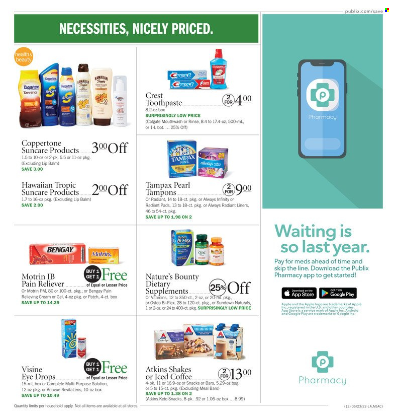 Publix ad - 06/23/2022 - 06/29/2022. Page 13