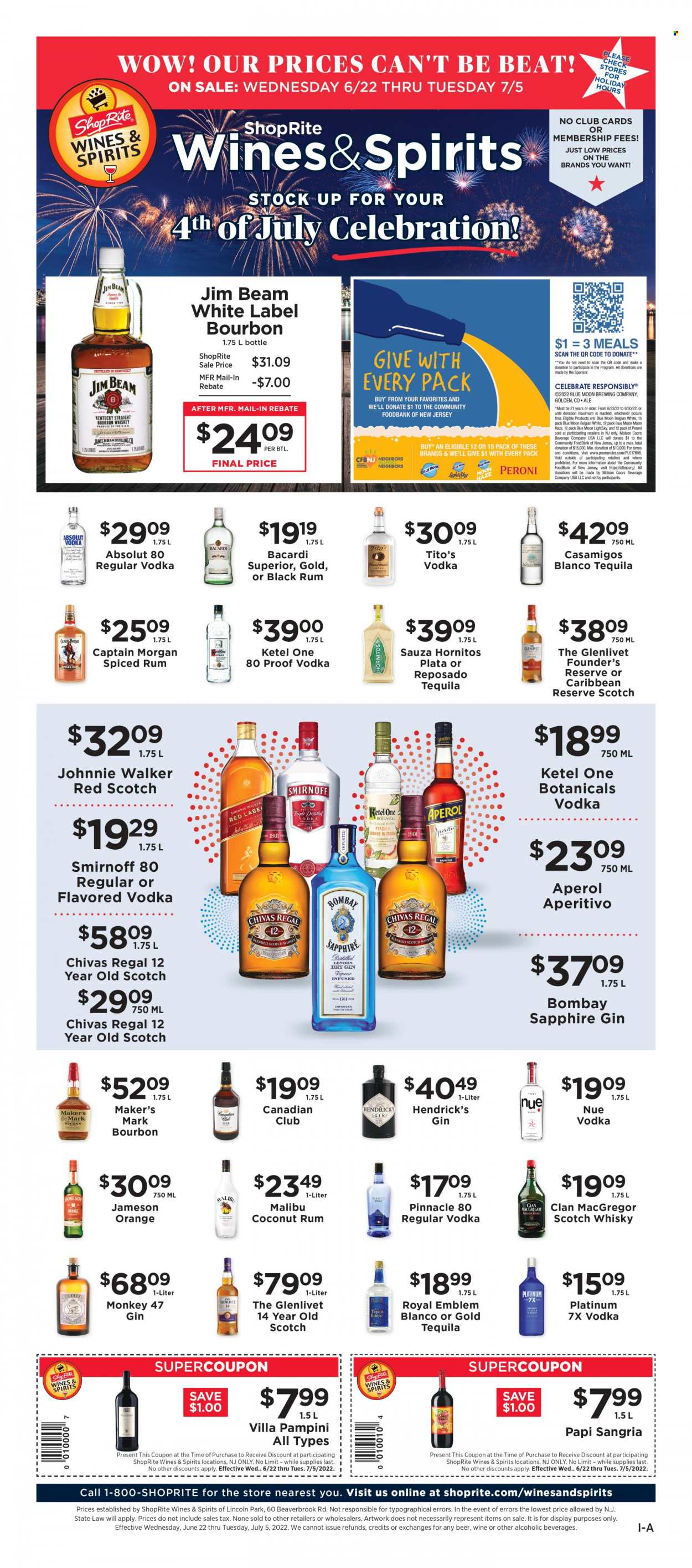 ShopRite ad - 06/22/2022 - 07/05/2022. Page 1