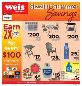 Weis Flyer - 06/23/2022 - 07/27/2022.