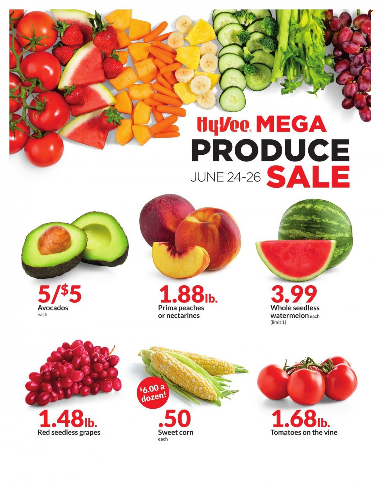 Hy-Vee ad - 06/24/2022 - 06/26/2022. Page 1