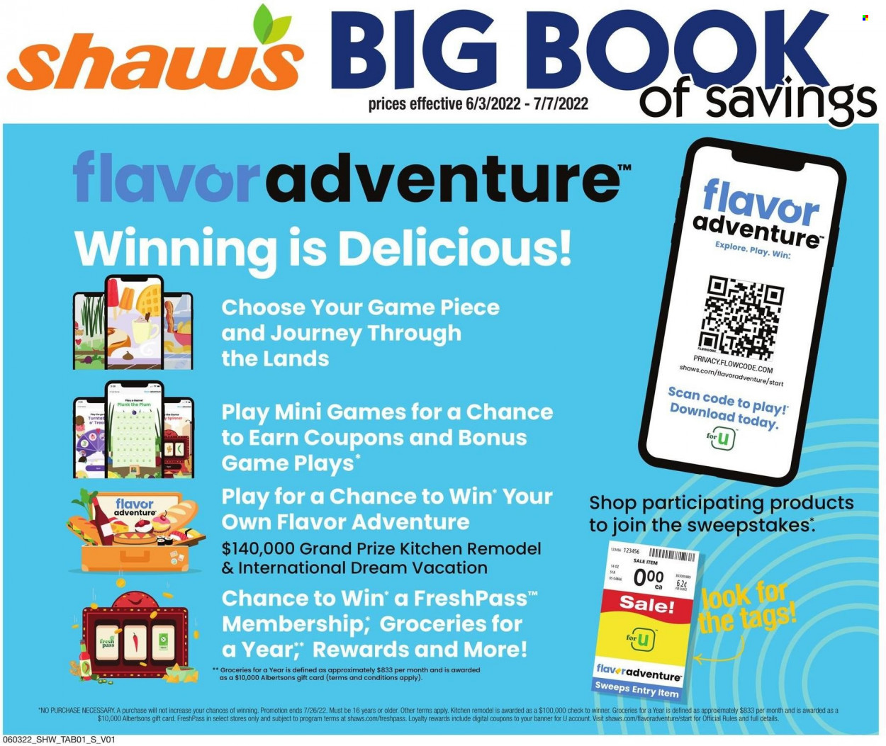 Shaw’s ad - 06/03/2022 - 07/07/2022. Page 1