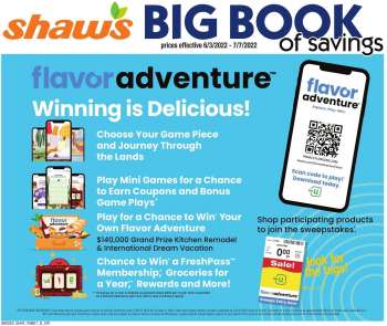 Shaw’s Flyer - 06/03/2022 - 07/07/2022.