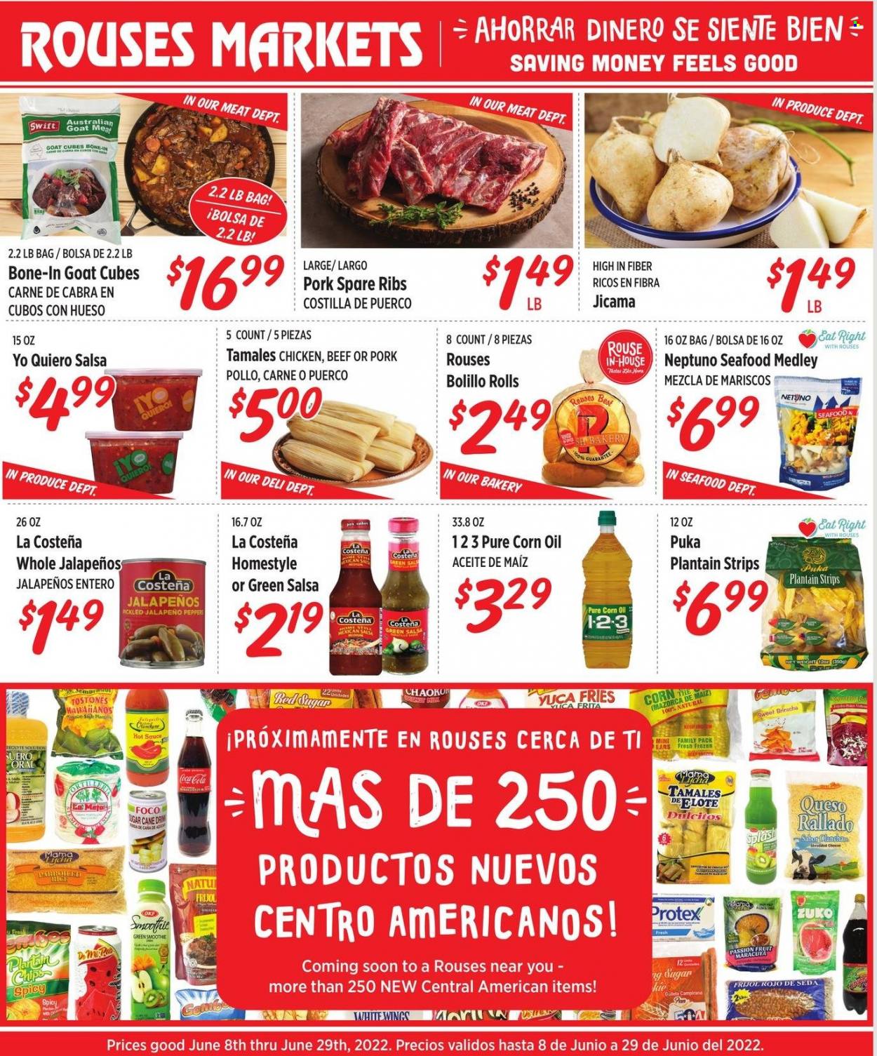 Rouses Markets ad - 06/08/2022 - 06/29/2022. Page 1