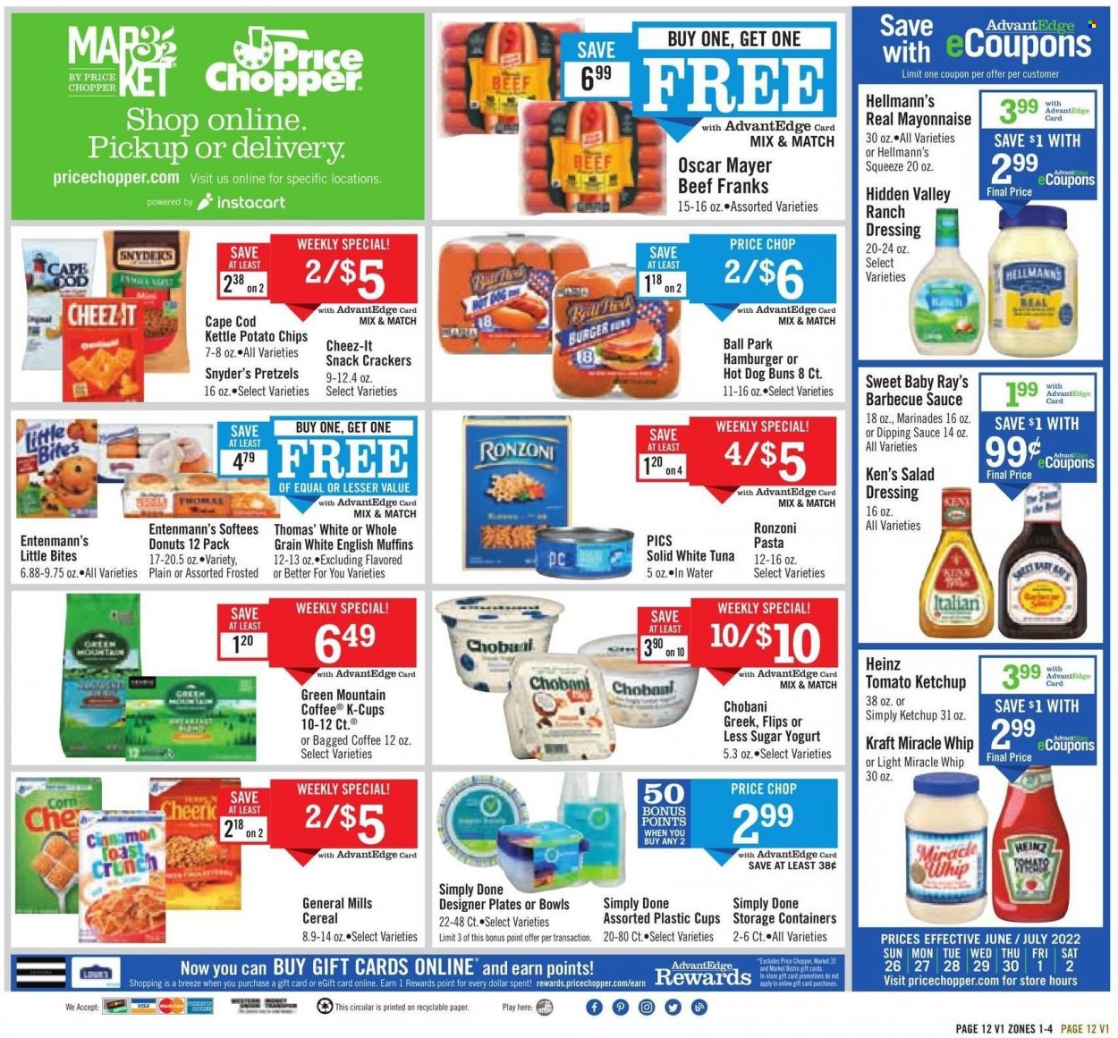 Price Chopper ad - 06/26/2022 - 07/02/2022. Page 12