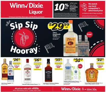 Winn Dixie Flyer - 06/27/2022 - 07/31/2022.