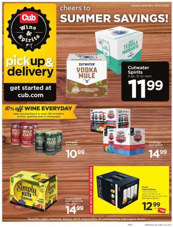 Cub Foods Flyer - 06/26/2022 - 07/04/2022.