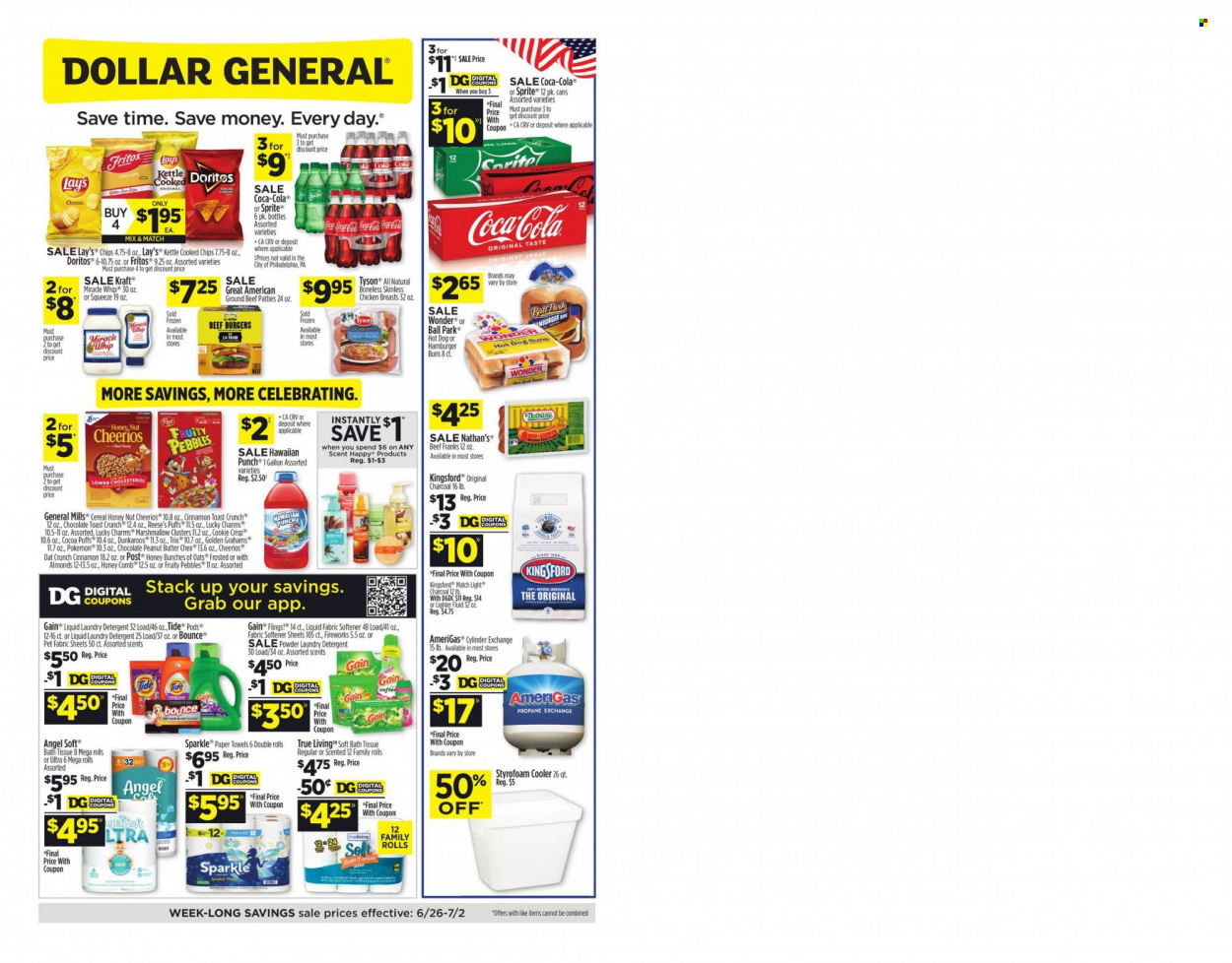 Dollar General ad - 06/26/2022 - 07/02/2022. Page 1