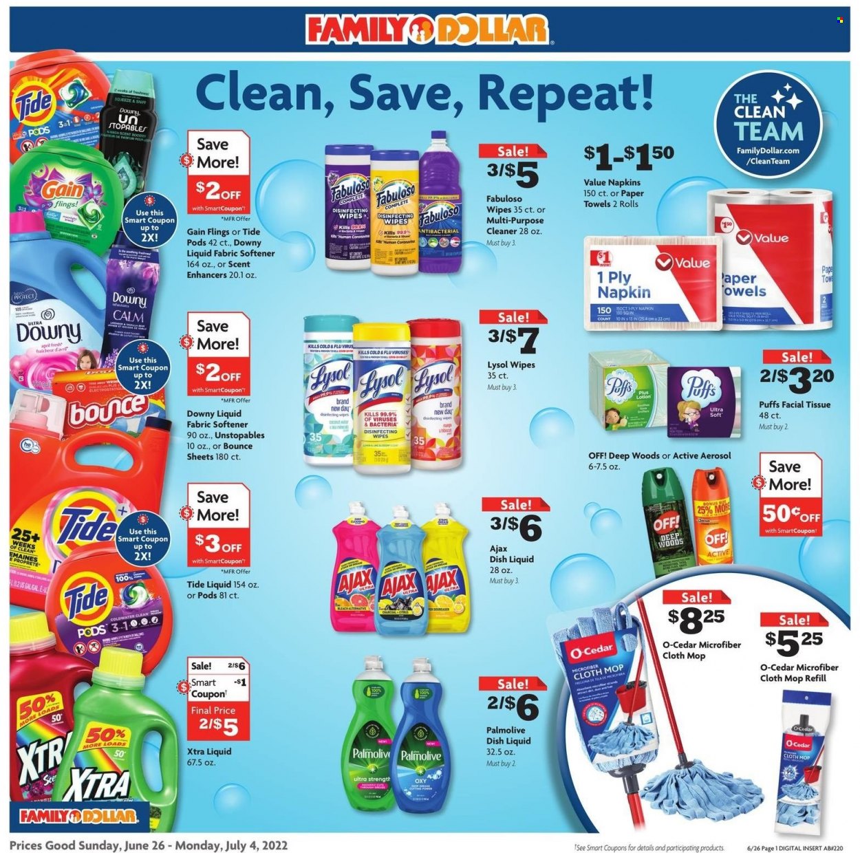 Family Dollar ad - 06/26/2022 - 07/04/2022. Page 11