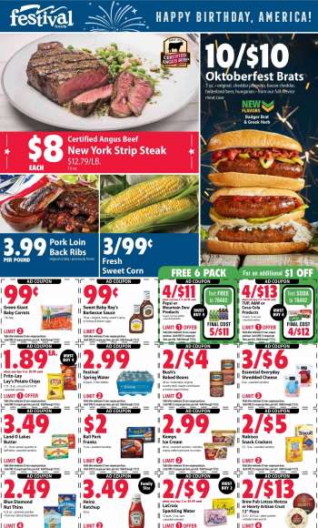 Festival Foods Flyer - 06/29/2022 - 07/05/2022.