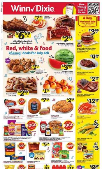 Winn Dixie Flyer - 06/29/2022 - 07/05/2022.