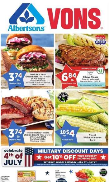 Vons Flyer - 06/29/2022 - 07/05/2022.