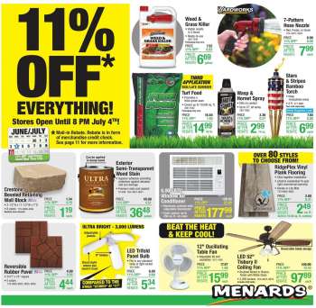 Menards Flyer - 06/30/2022 - 07/10/2022.