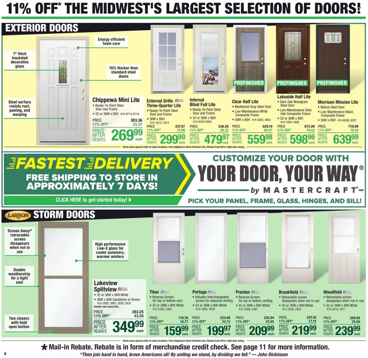 Menards ad - 06/30/2022 - 07/10/2022. Page 7