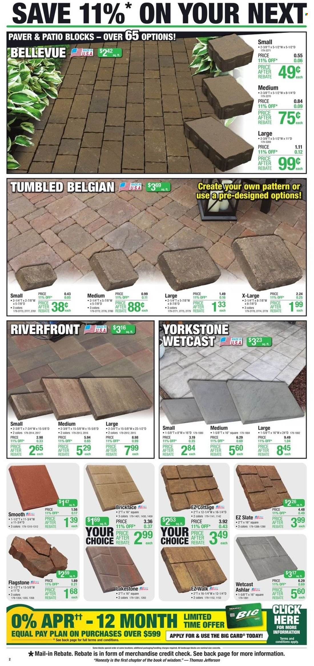 Menards ad - 06/30/2022 - 07/10/2022. Page 2