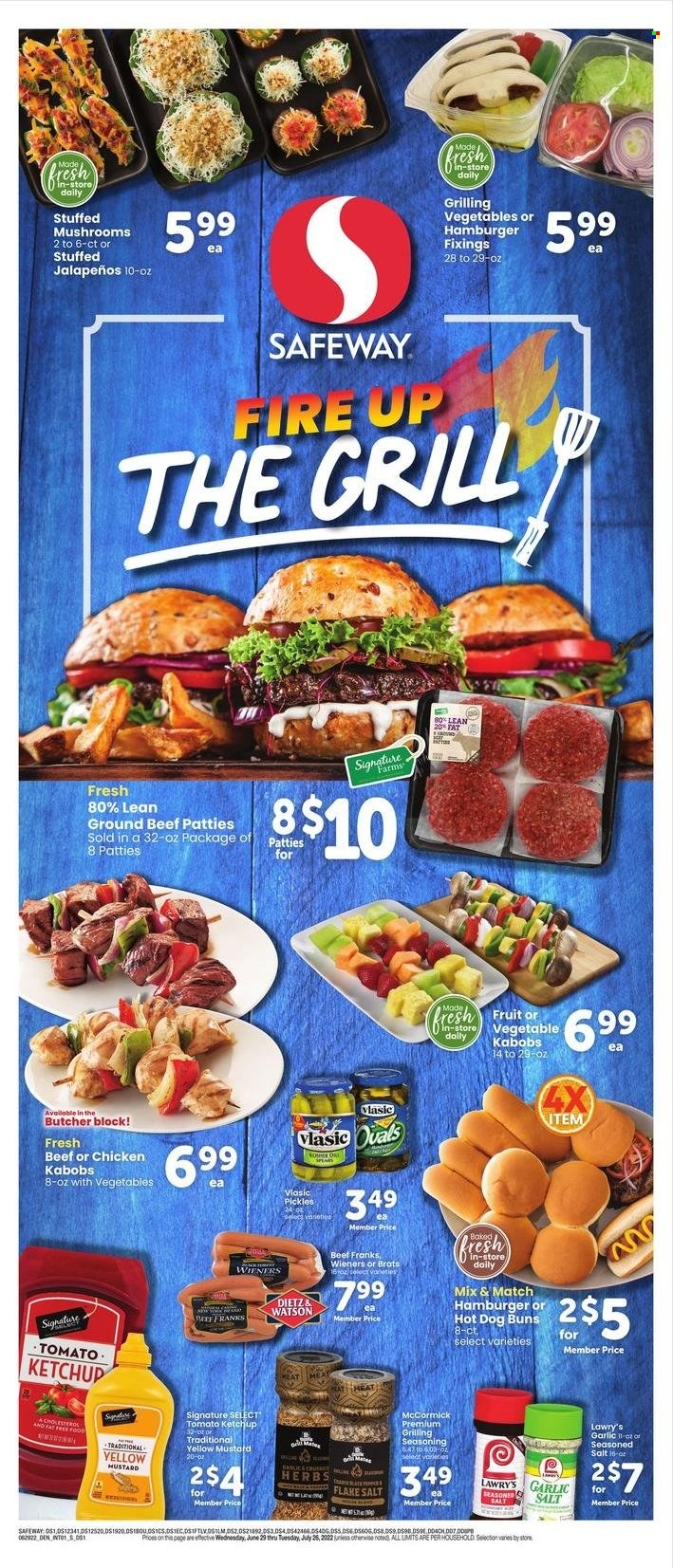 Safeway ad - 06/29/2022 - 07/25/2022. Page 1