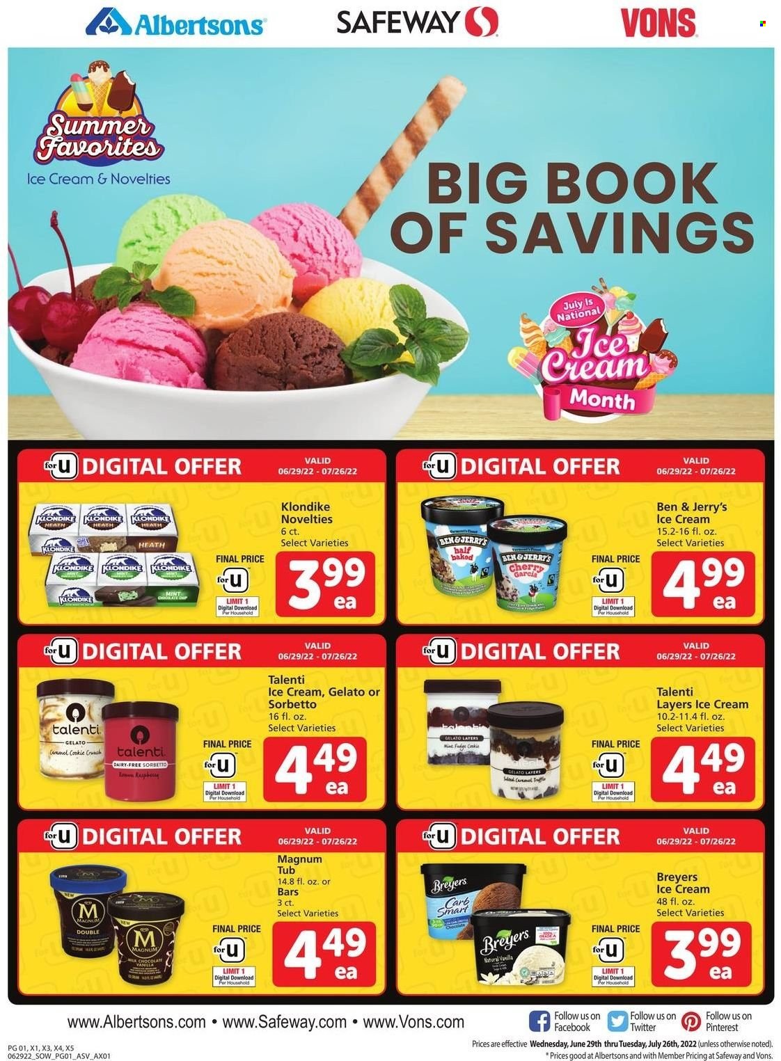 Safeway ad - 06/29/2022 - 06/29/2022. Page 1