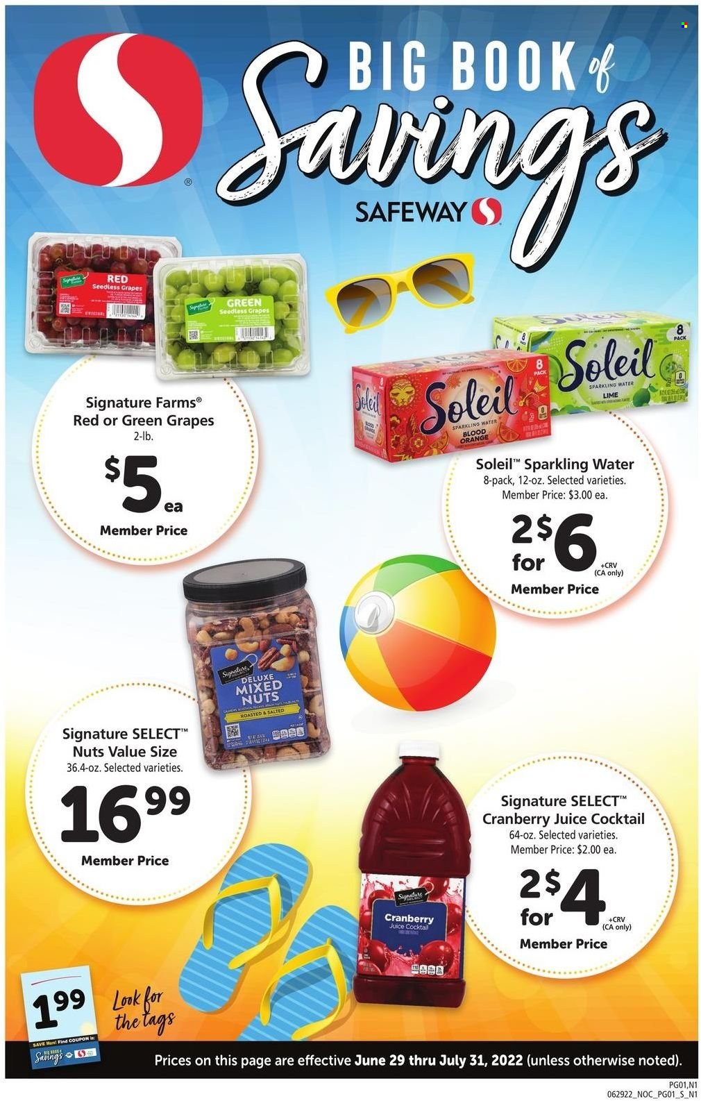 Safeway ad - 06/29/2022 - 07/31/2022. Page 1