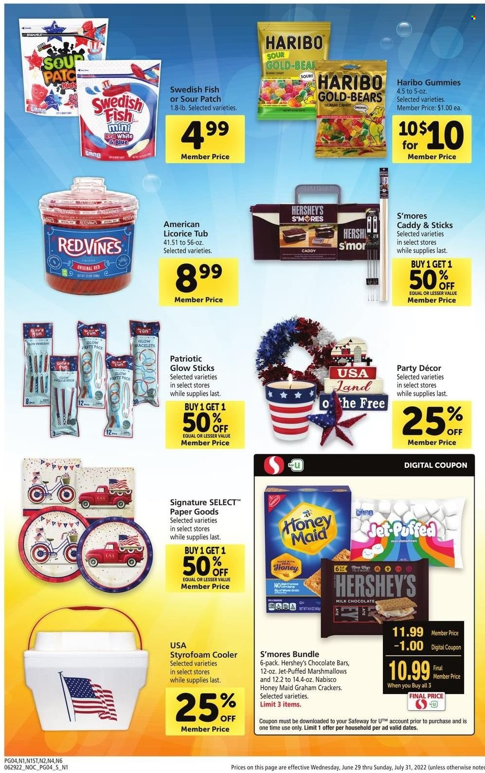 Safeway ad - 06/29/2022 - 07/31/2022. Page 4