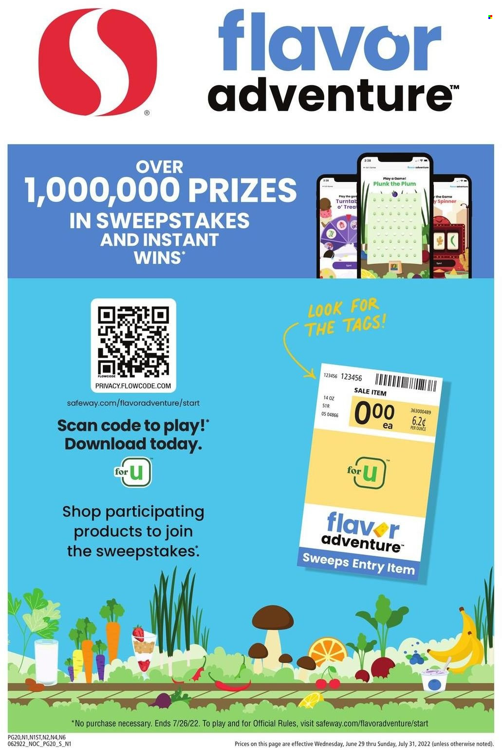 Safeway ad - 06/29/2022 - 07/31/2022. Page 19