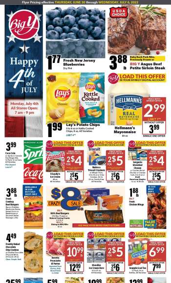 Big Y Flyer - 06/30/2022 - 07/06/2022.