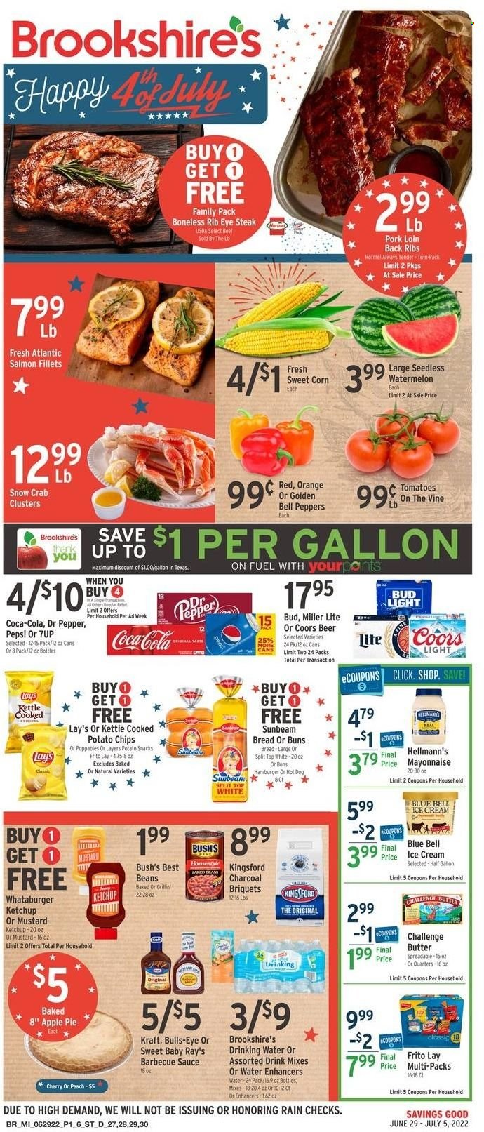 Brookshires ad - 06/29/2022 - 07/05/2022. Page 1