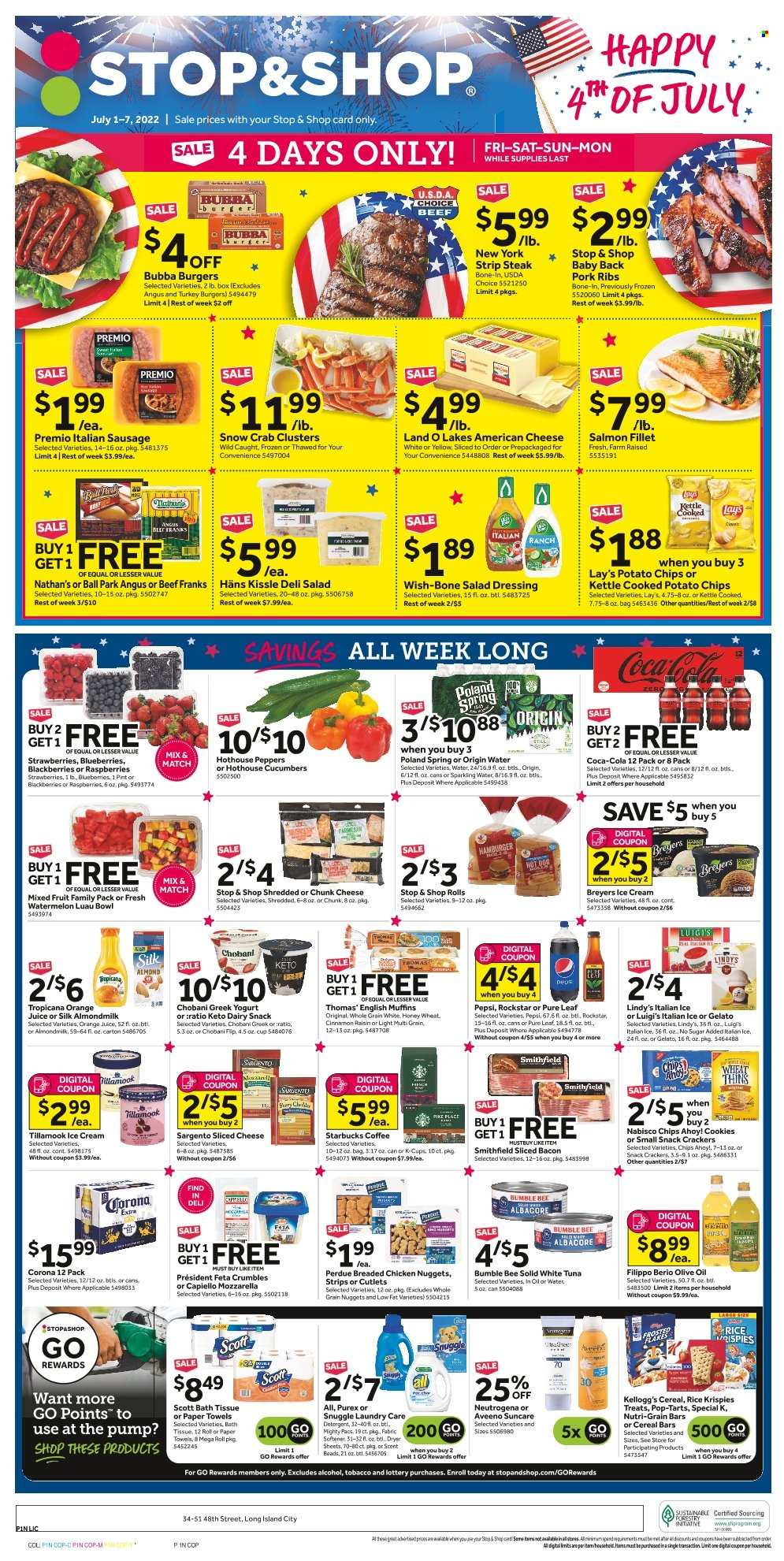Stop & Shop ad - 07/01/2022 - 07/07/2022. Page 1