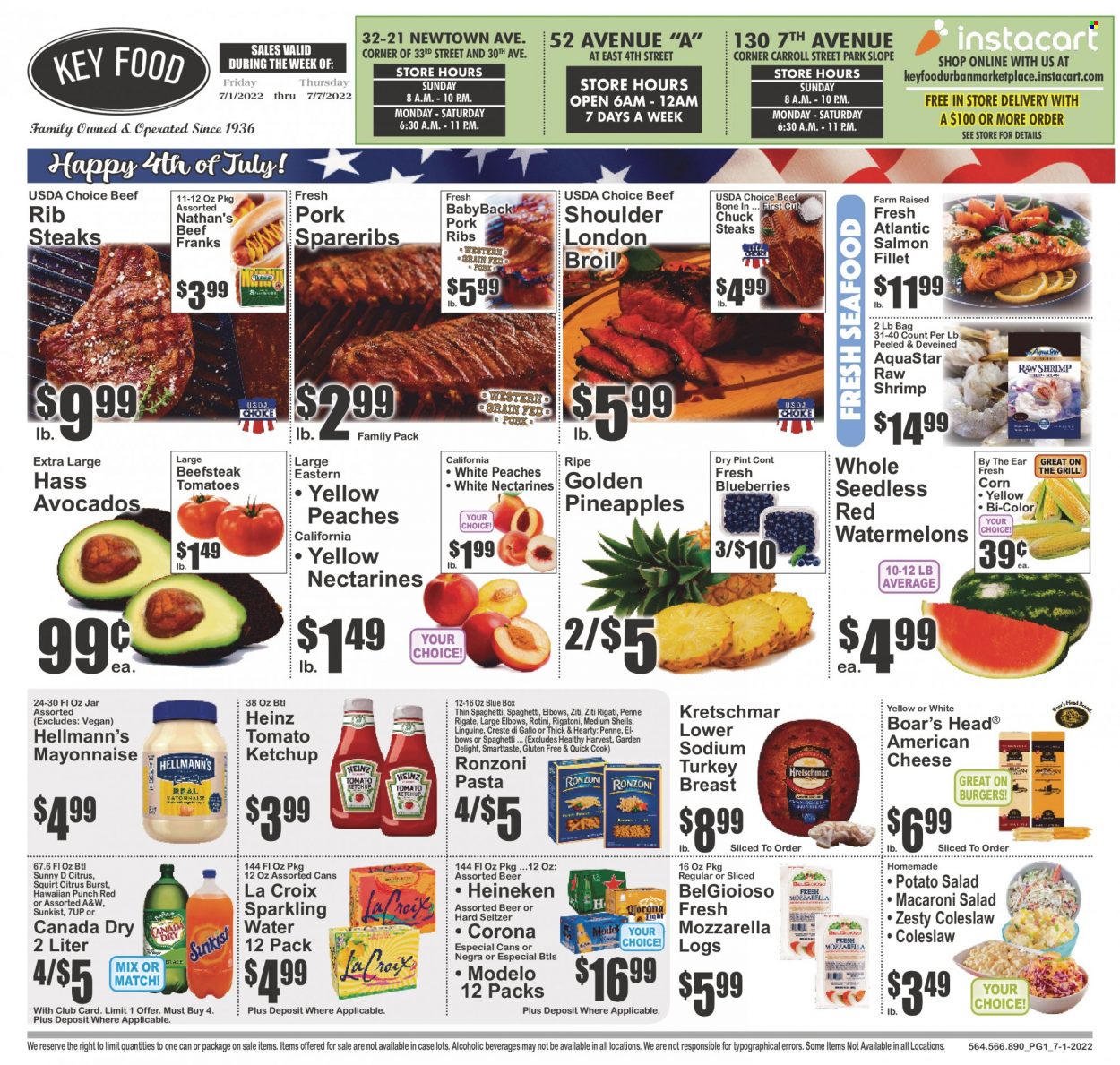 Key Food ad - 07/01/2022 - 07/07/2022. Page 1