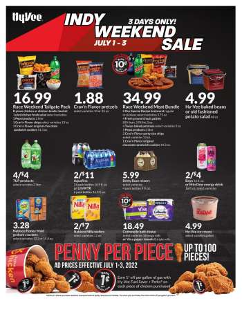 Hy-Vee Flyer - 07/01/2022 - 07/03/2022.
