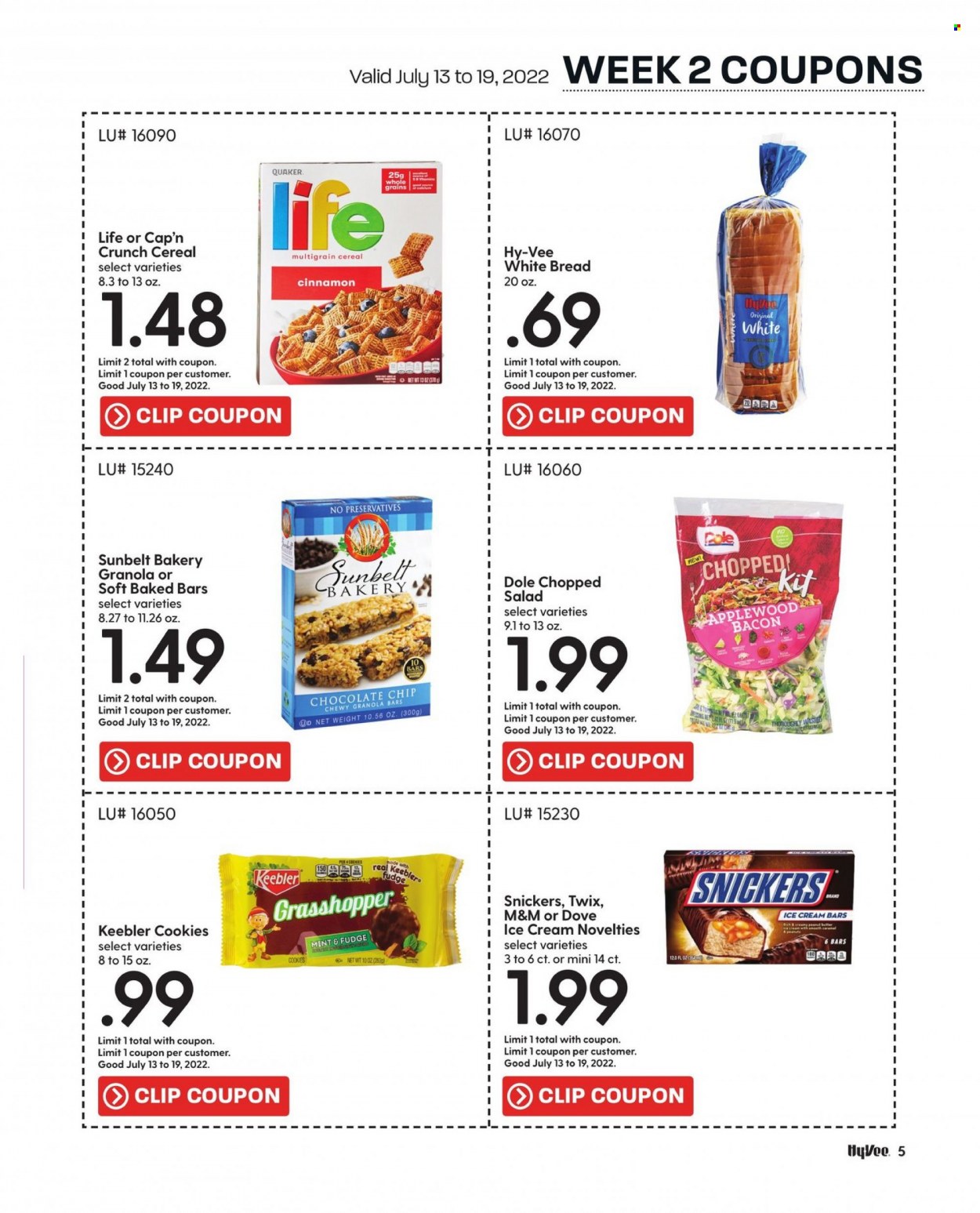 Hy-Vee ad - 07/01/2022 - 07/31/2022. Page 7